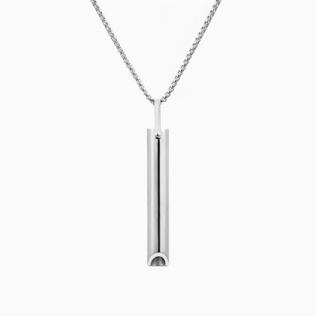 Mindflo Silver Breathing Necklace